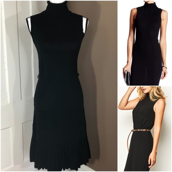 calvin klein turtleneck sweater dress